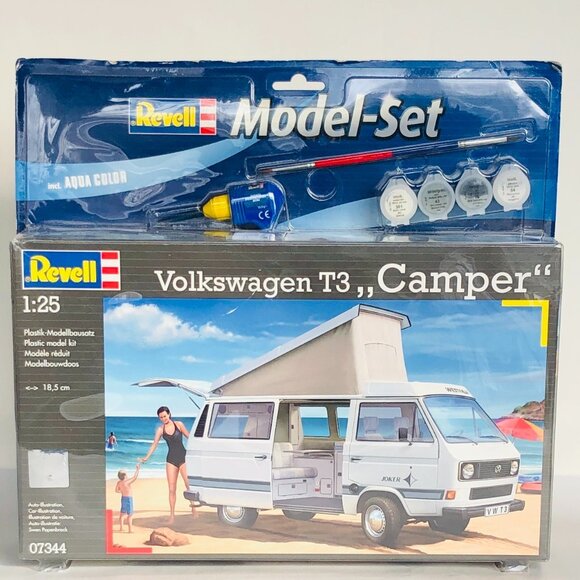 Revell 1:25 Volkswagen T3 "Camper" Model Set (Plastic) New in Box - Picture 10 of 16